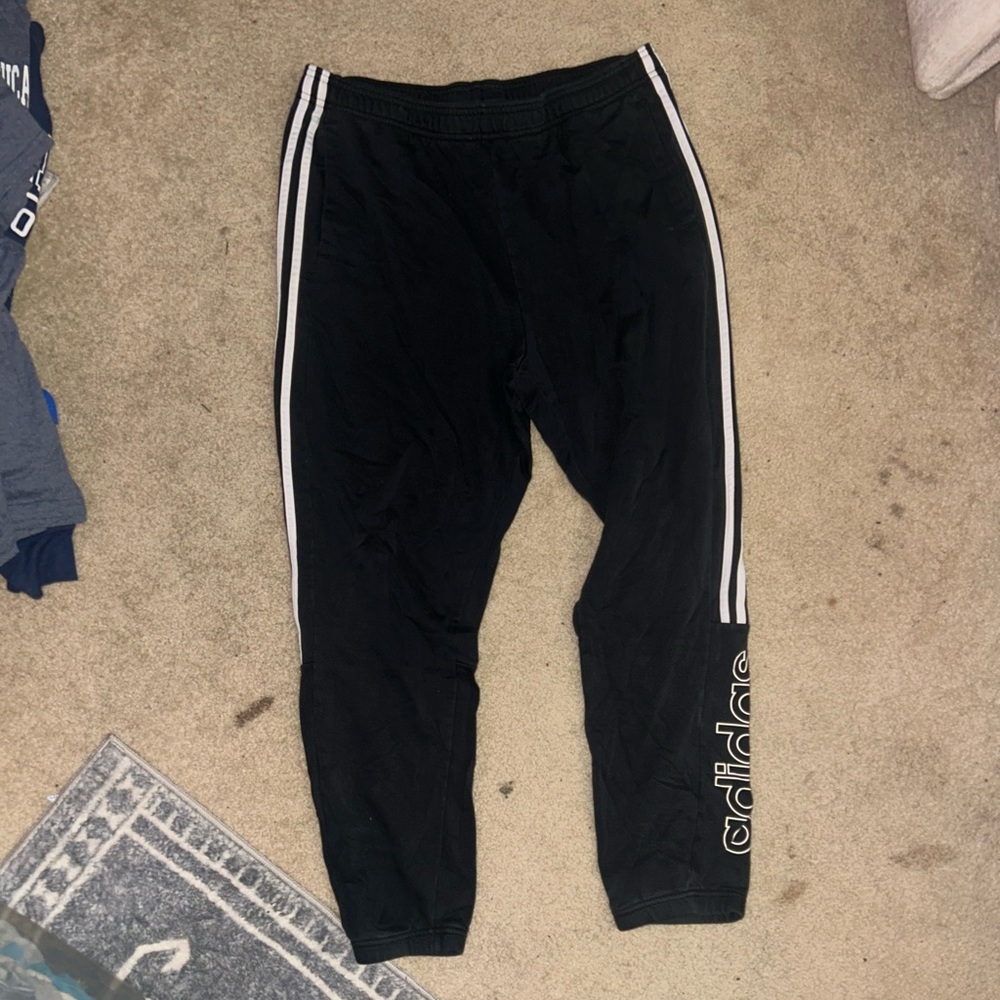 Adidas Black Jogger Sweats